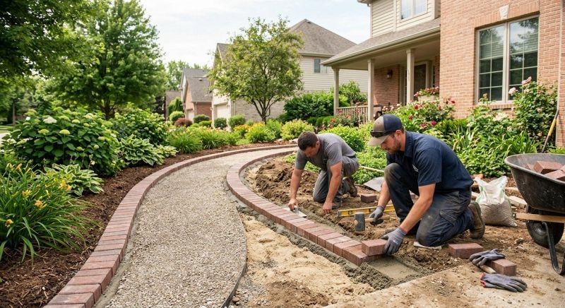 Brick Border Installation in Norwalk, CT