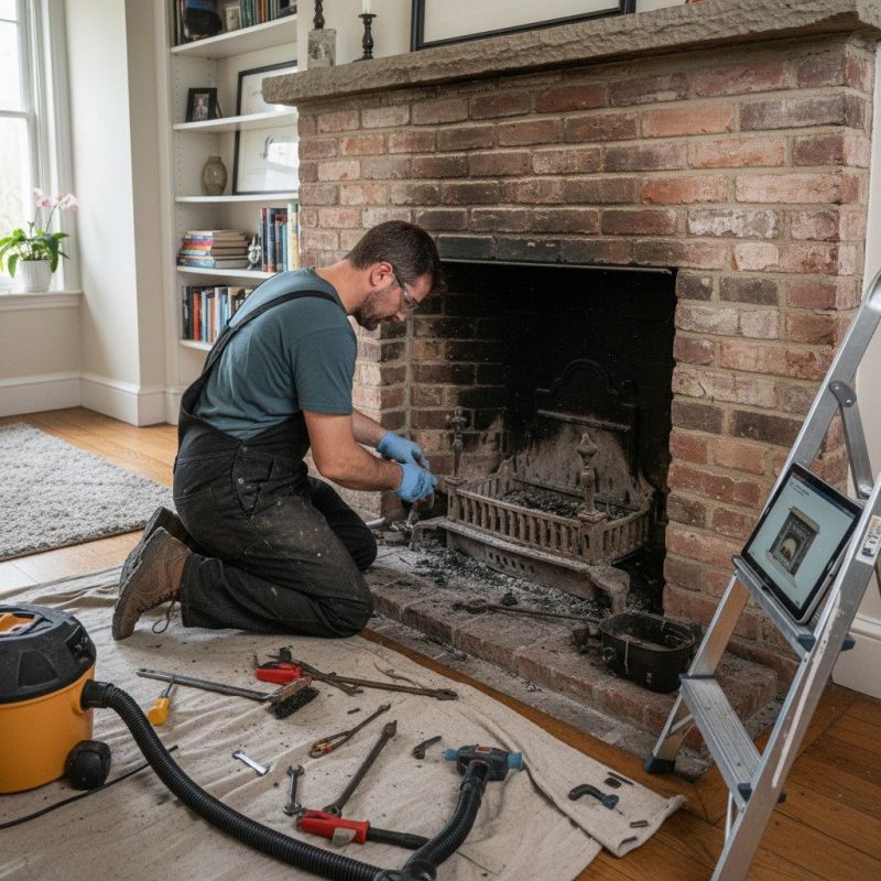 Brick Fireplace Repair